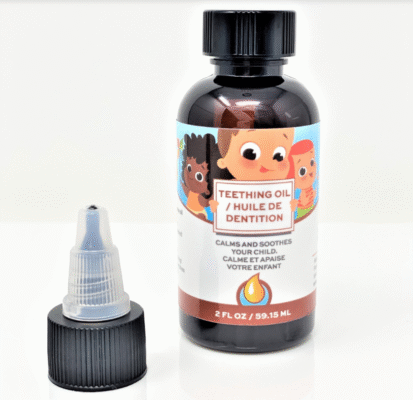 Punkin Butt - natuurlijke tandjes olie plastic fles met dop
