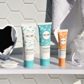 Skincare routine tieners