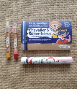 Namaki-schminkset ridder en superheld