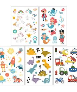 Jeka 251-Kindertattoo-Fantasie-Entdecker-Motive