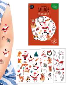 jeka - tijdelijke kindertattoo's - kerst 3 los