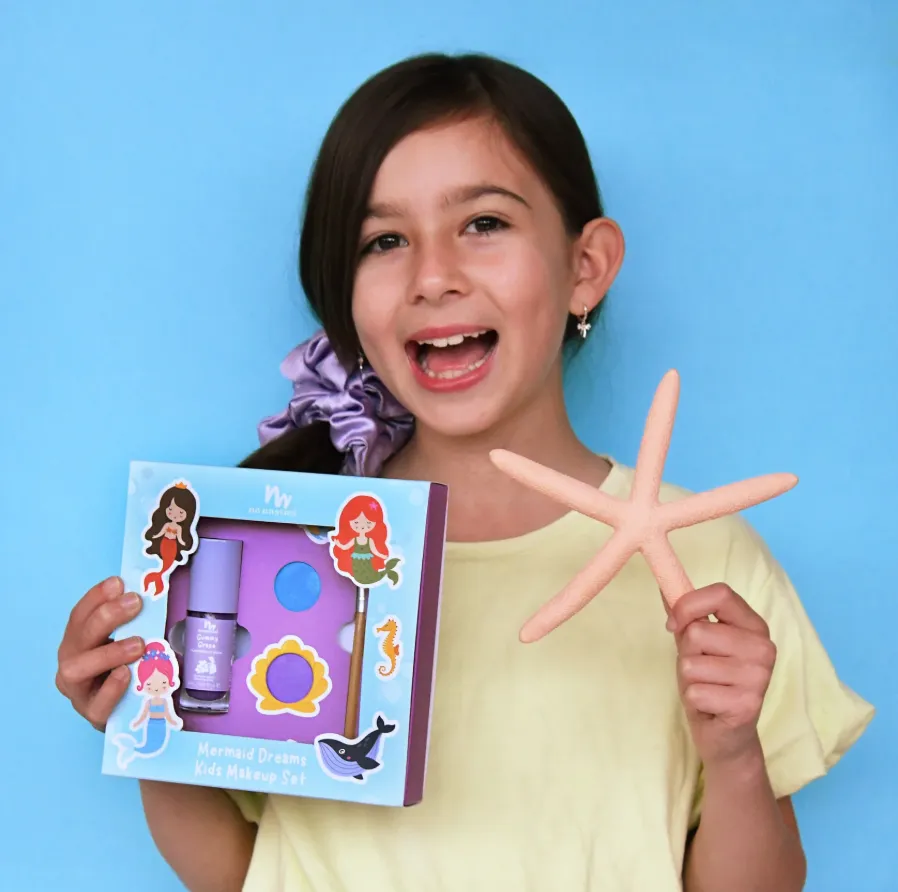 No Nasties - natuurlijke kindermake-up set zeemeermin - Afbeelding 3