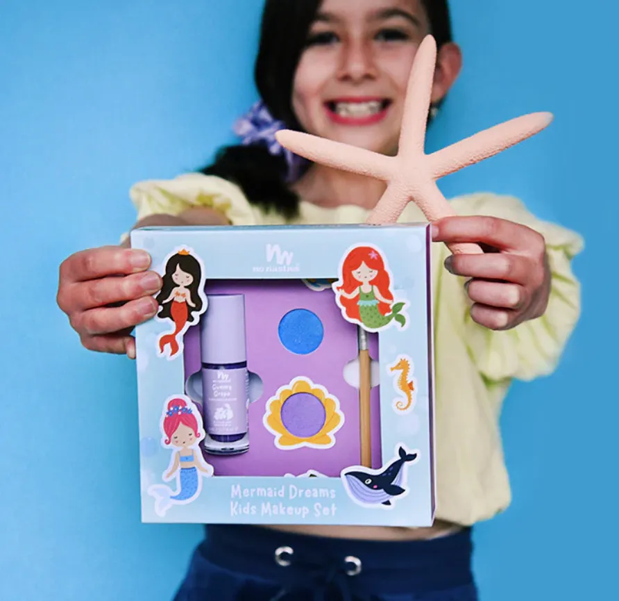 Mermaid Dreams natuurlijke-kindermake-up set -No Nasties Kids zeemeermin