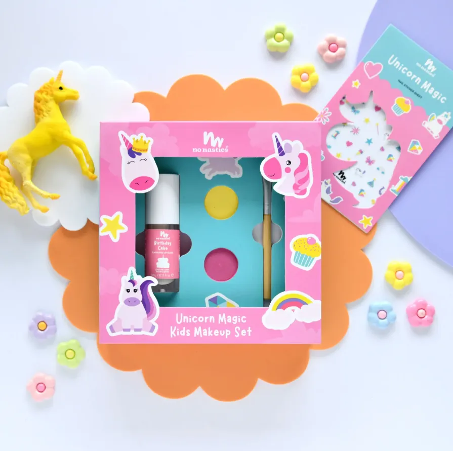 No Nasties - natuurlijke kindermake-up set eenhoorn