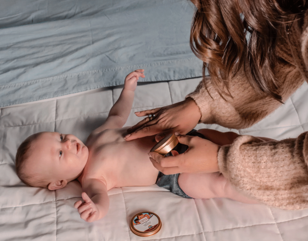 Punkin Butt - rosemary chest rub – natuurlijke verkoudheidsbalsem voor baby’s van Sus n Eco.