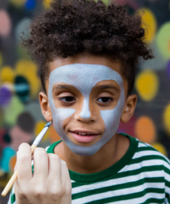 jongen-als-ridder-geschminkt-