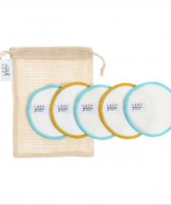 Lady Green - herbruikbare wattenschijfjes + waszakje