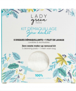 Lady Green - herbruikbare wattenschijfjes + waszakje verpakking