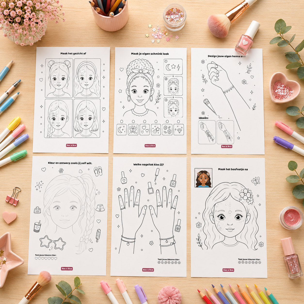 Make-up en schmink activiteitenboek