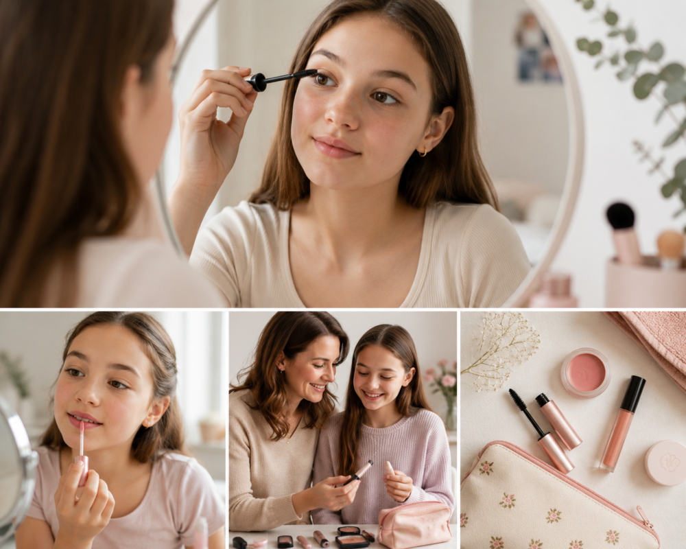 Hoe begeleid je je tiener bij haar eerste make-up